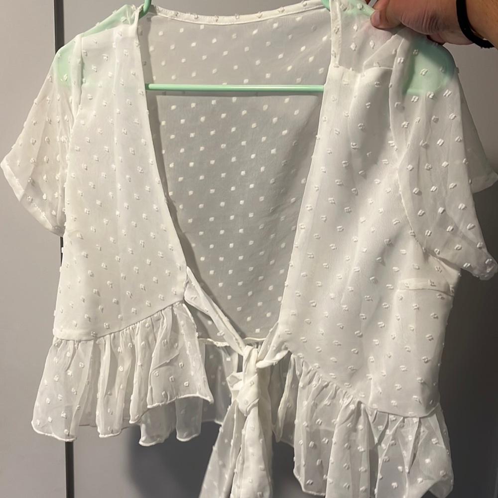 Cute white blouse